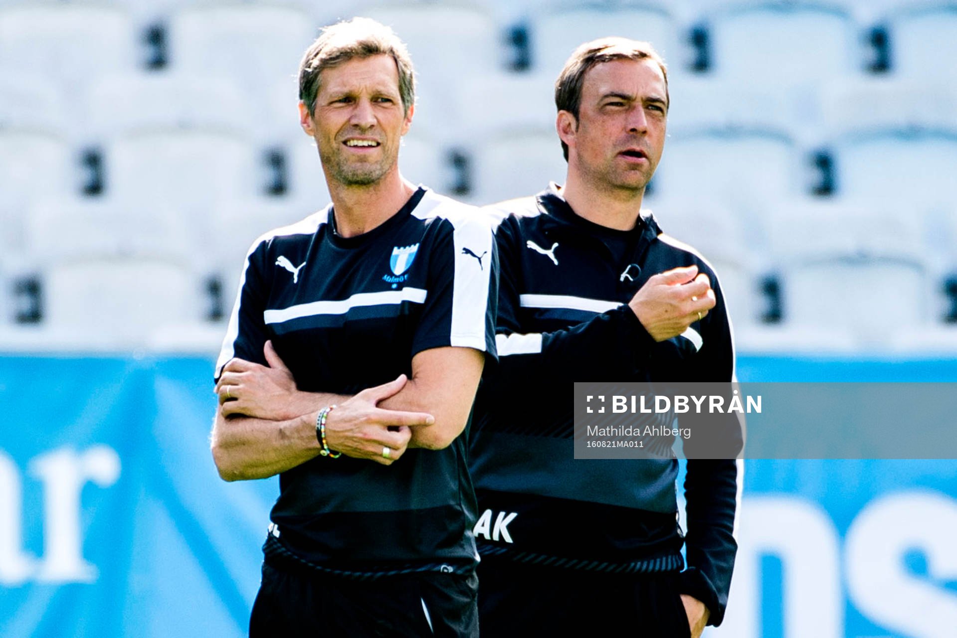 Malmö FFs assisterande tränare Jens Fjellström och