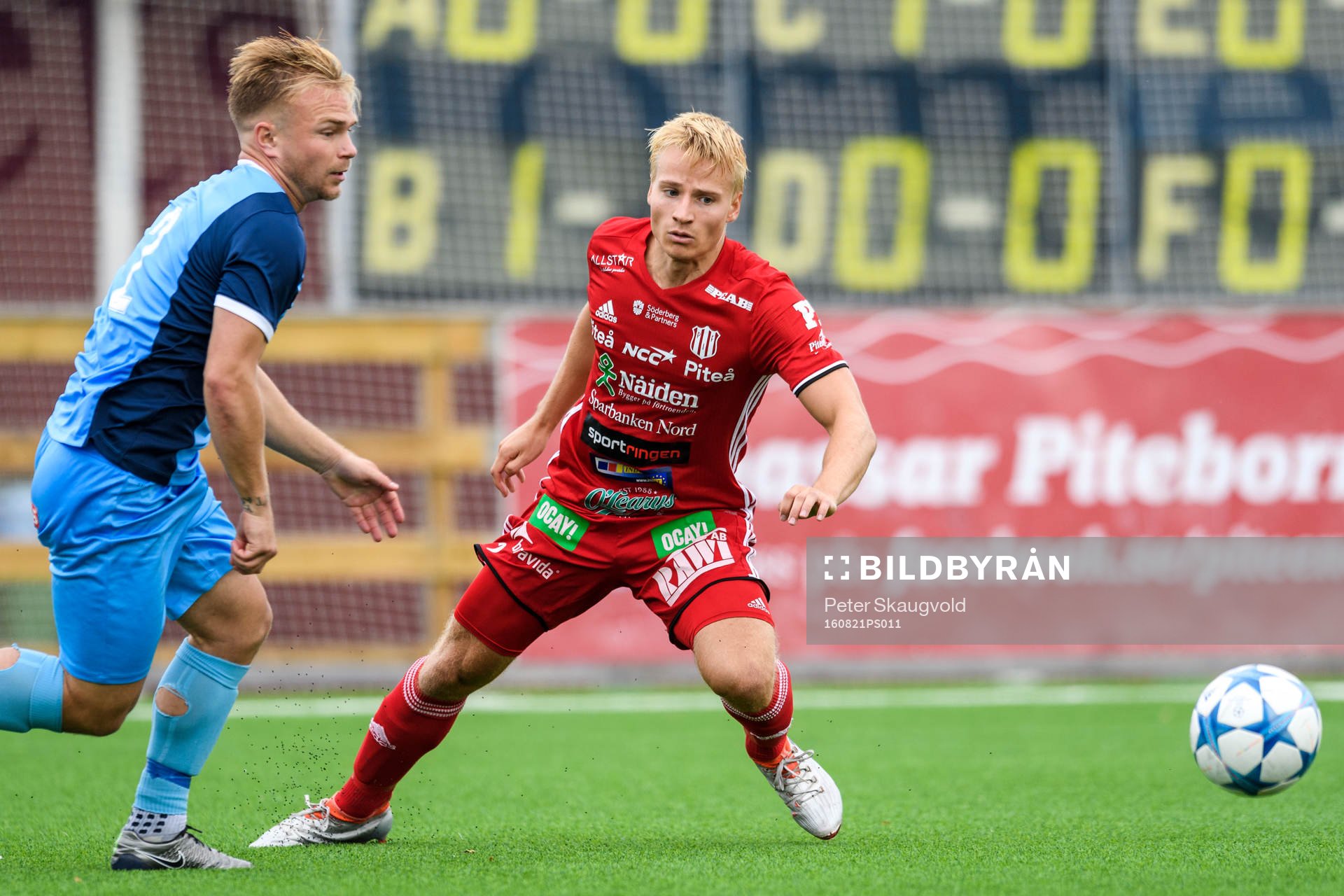 s Christopher Brandeborn och Piteå:s Henrik Millbert