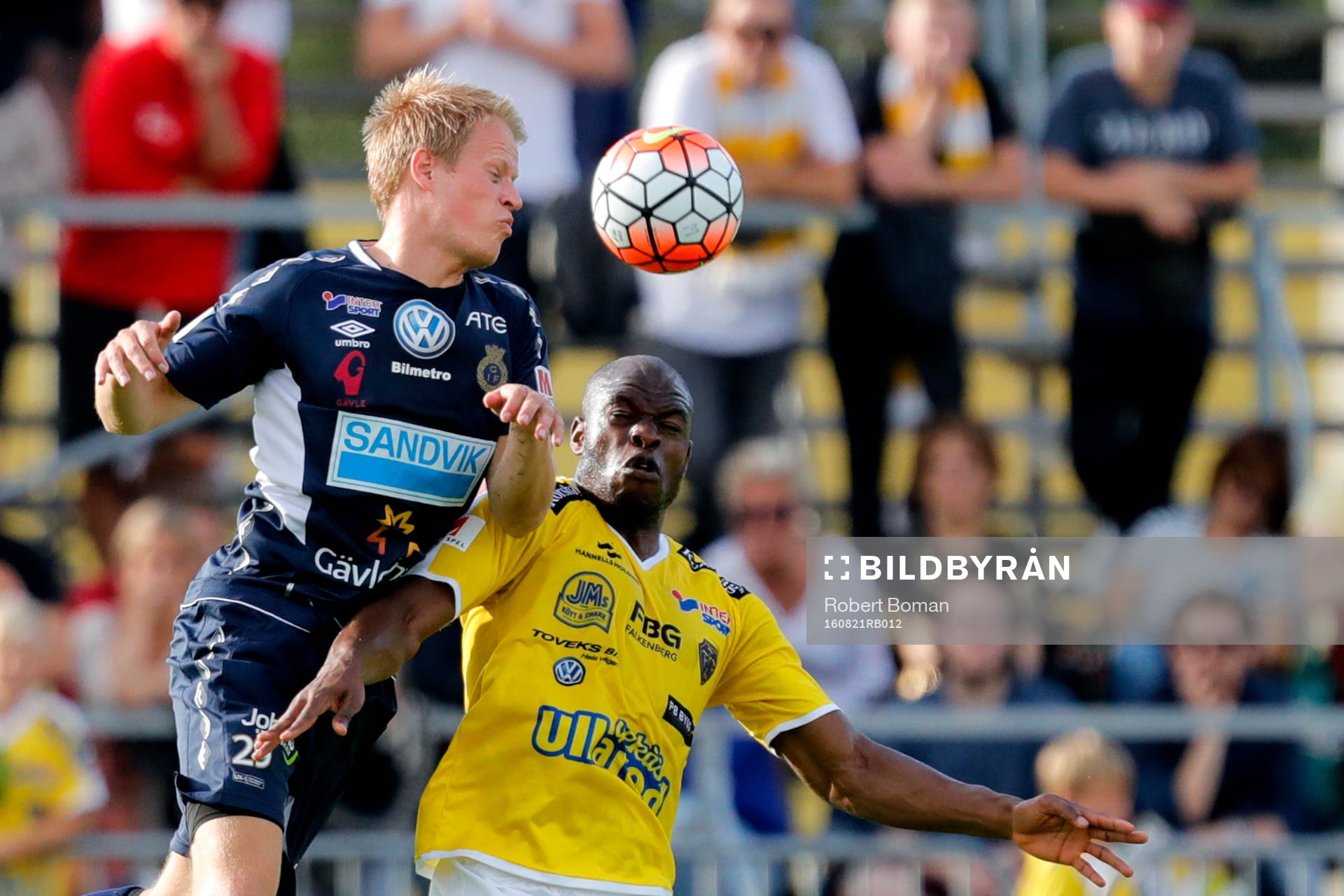 Gefles Martin Rauschenberg och Falkenbergs Hakeem Araba