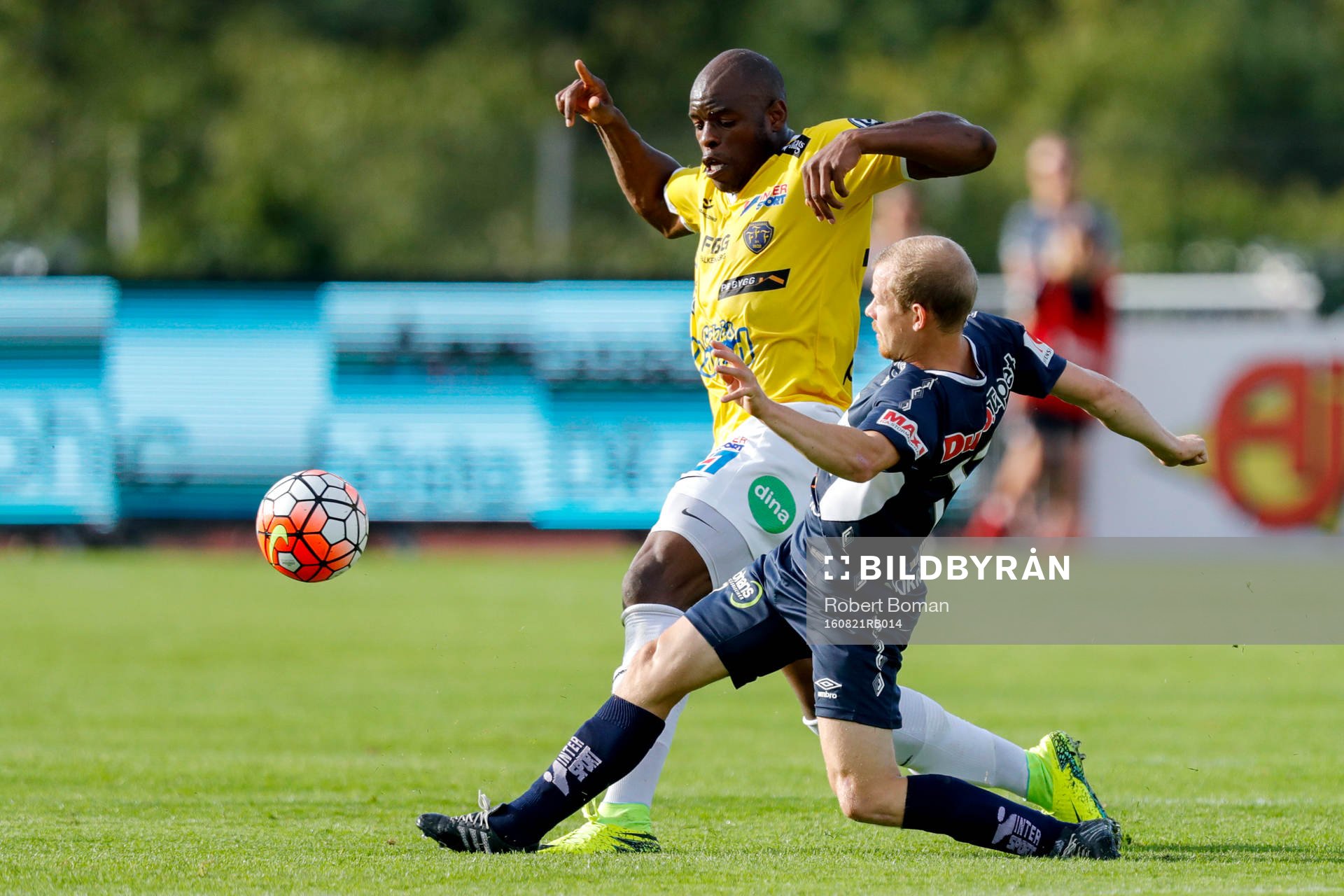 Falkenbergs Hakeem Araba och Gefles Jonas Lantto