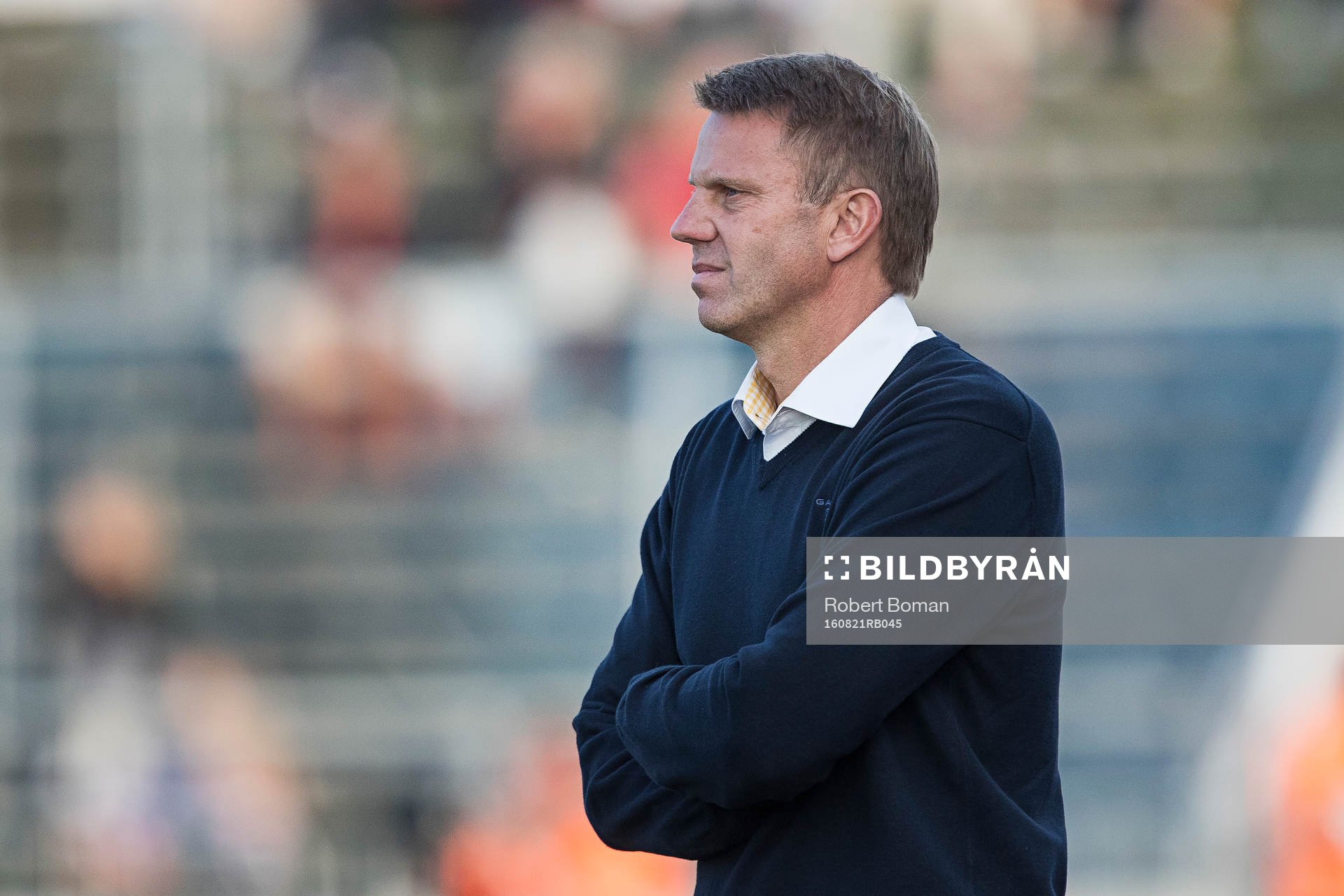 Falkenbergs tränare Hans Eklund deppar