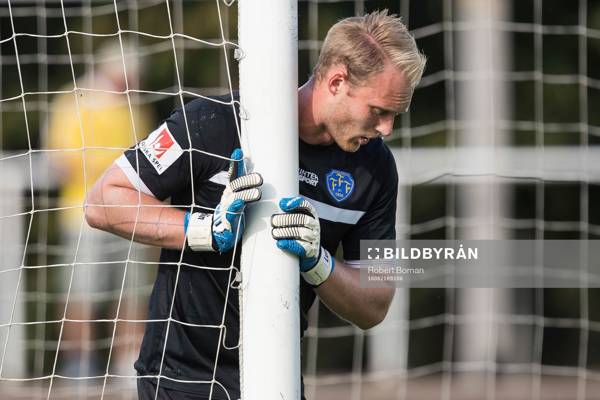 Falkenbergs målvakt Alexander Lundin