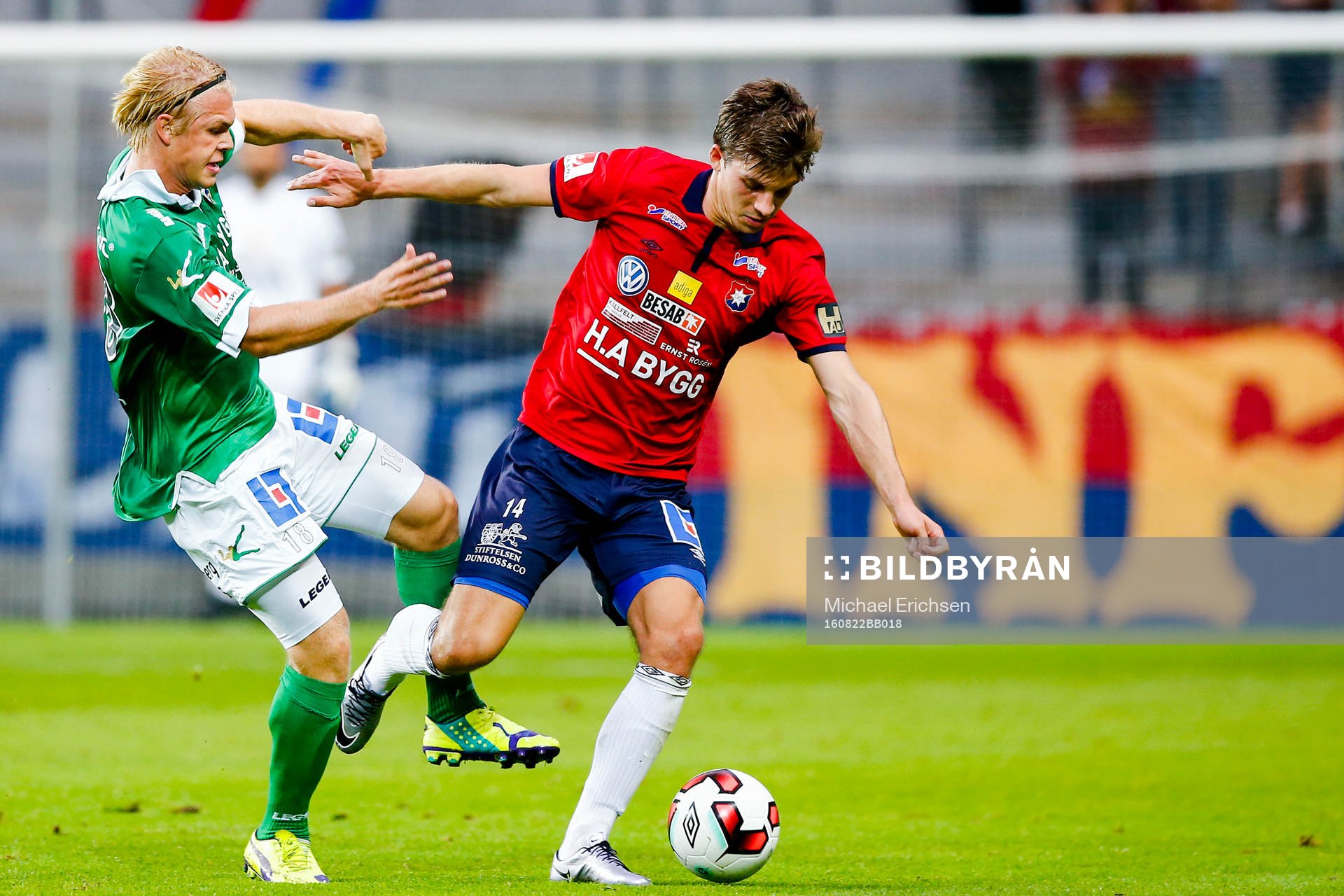 Ljungskiles Linus Tornblad och Örgrytes Daniel Paulson