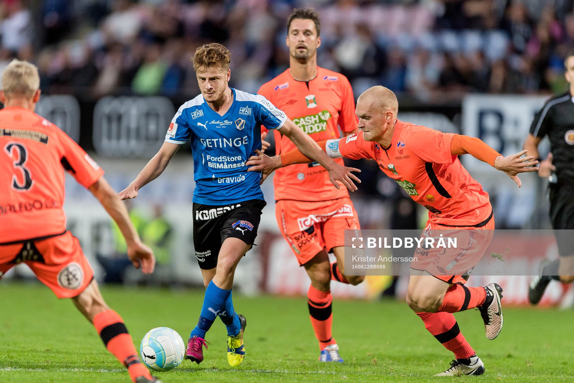 Halmstads Rebin Asaad och Varbergs Viktor Nilsson