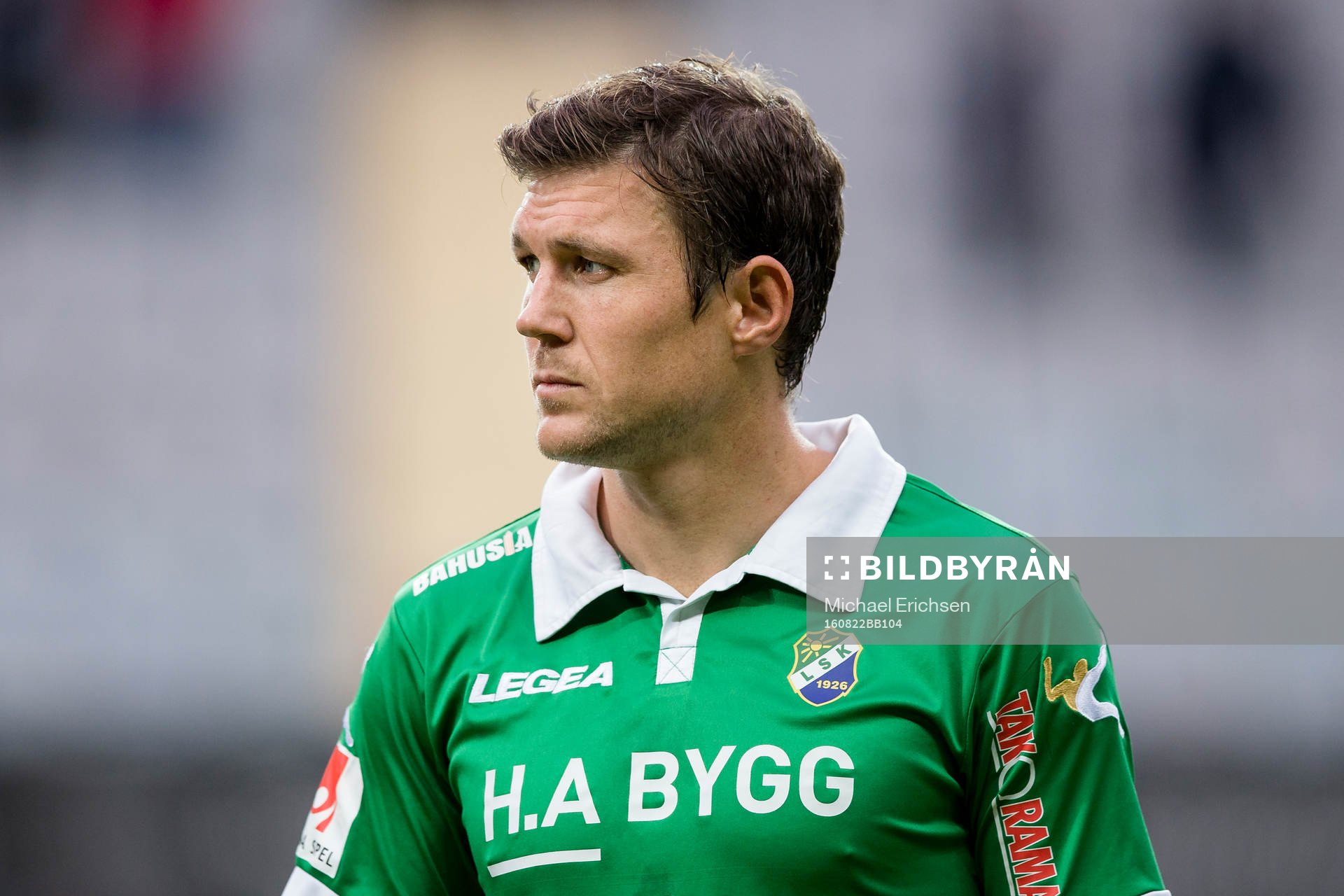 Ljungskiles Hannes Stiller innan fotbollsmatchen i