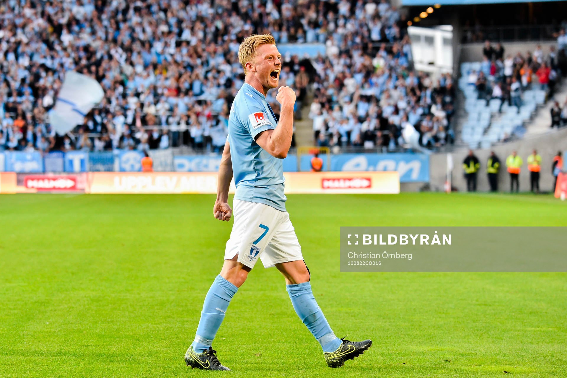 Malmö FFs Anders Christiansen jublar