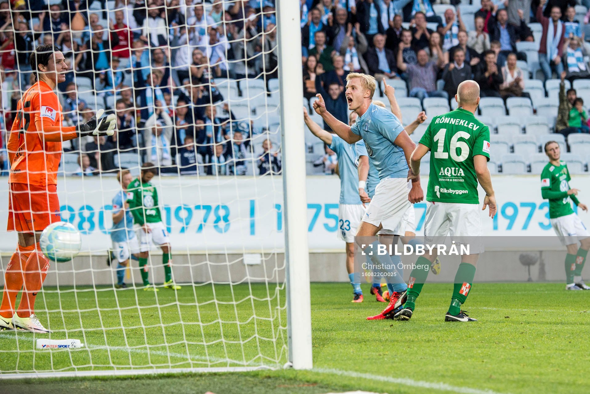 Malmö FFs Franz Brorsson jublar