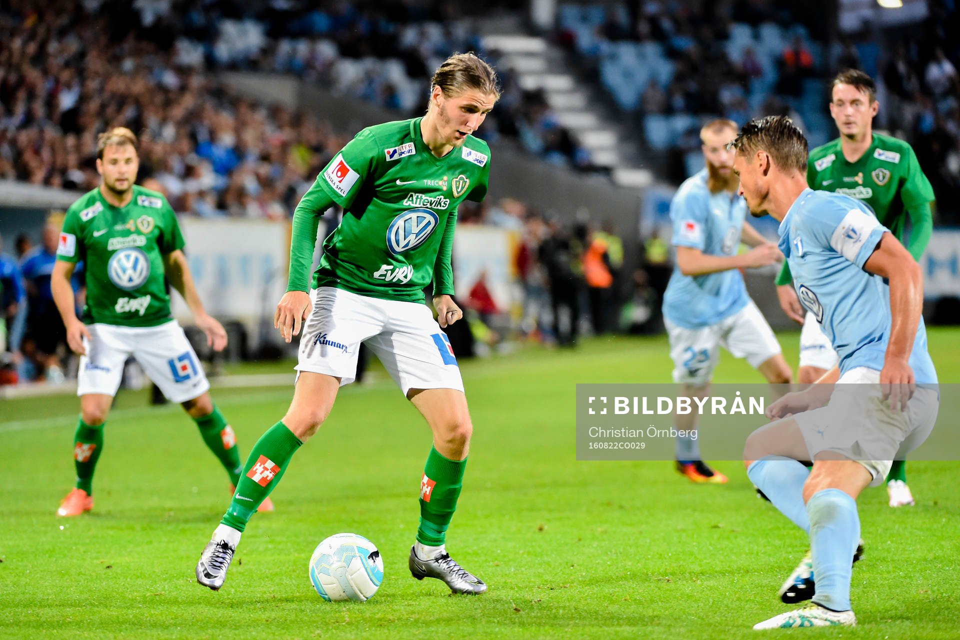 Jönköpings Pawel Cibicki och Malmö FFs Markus Rosenberg