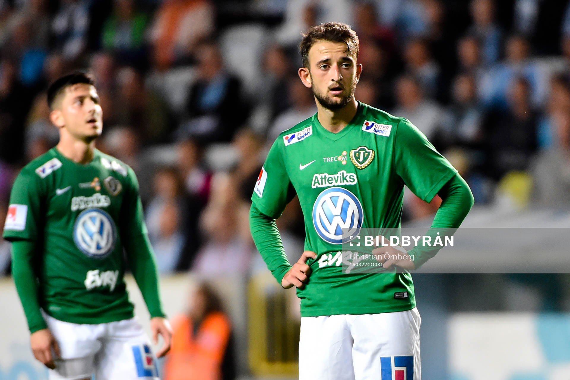 Jönköpings Tom Siwe och Robert Gojani deppar