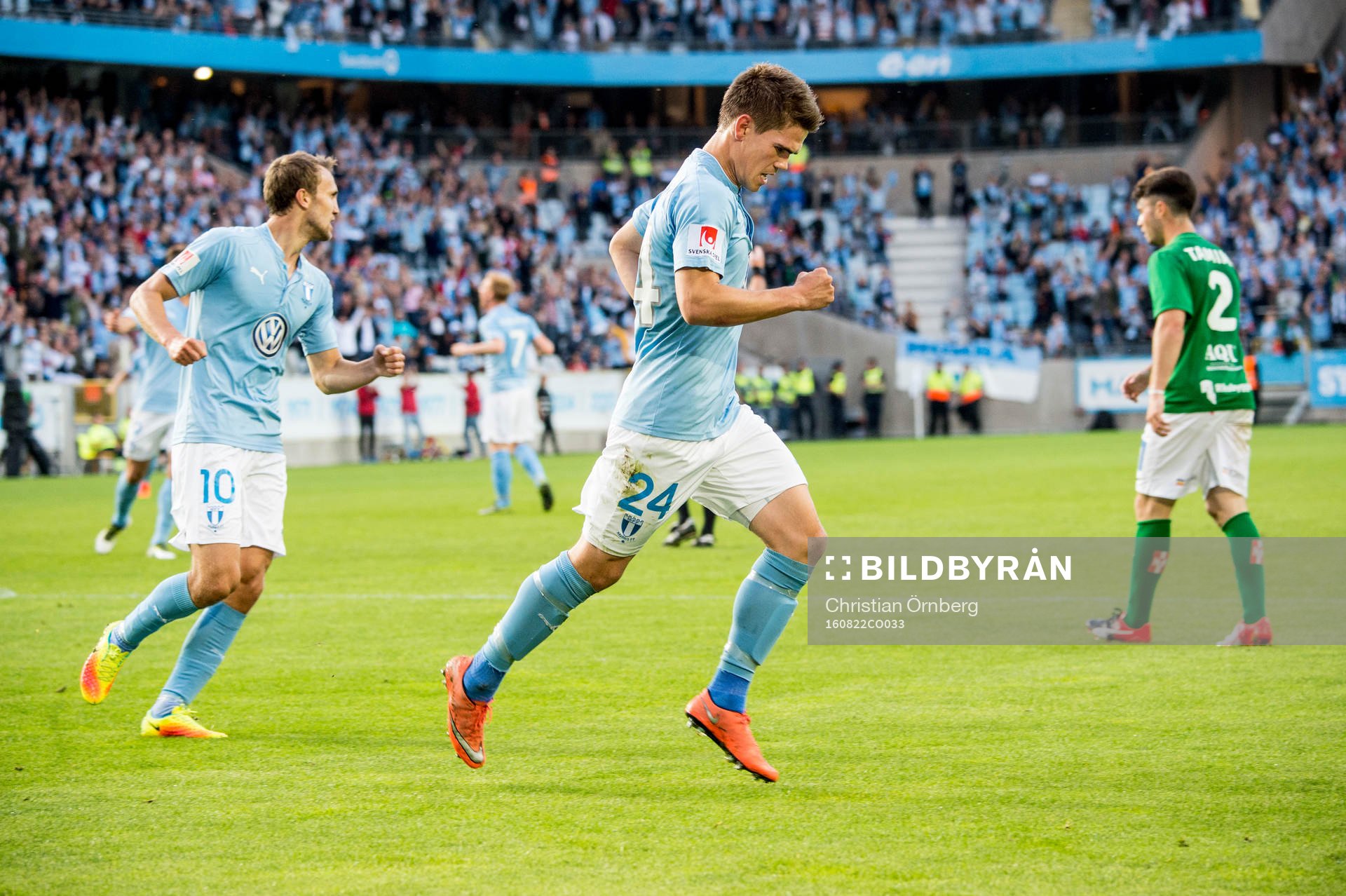 Malmö FFs Vidar Örn Kjartansson jublar