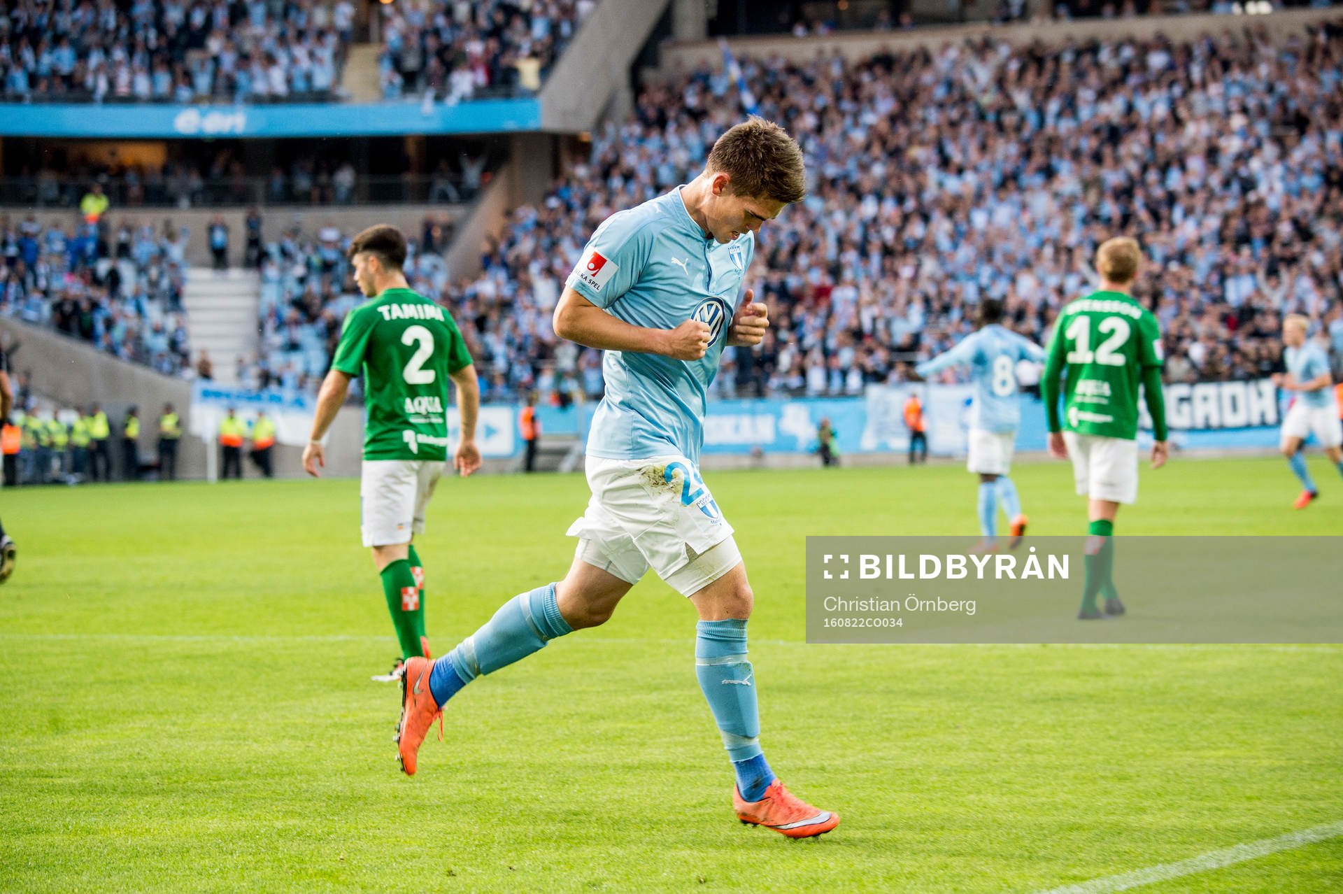 Malmö FFs Vidar Örn Kjartansson jublar