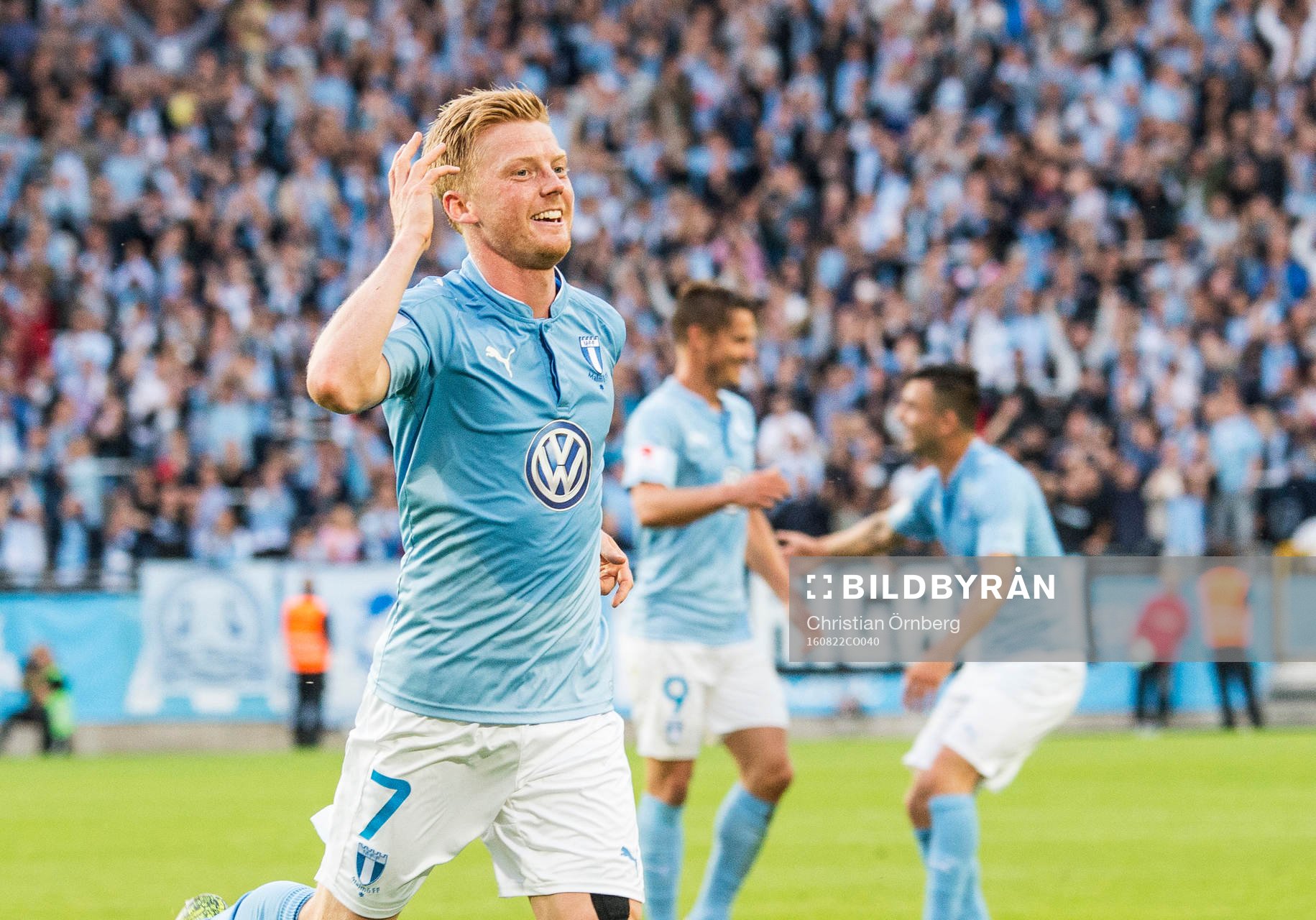 Malmö FFs Anders Christiansen jublar