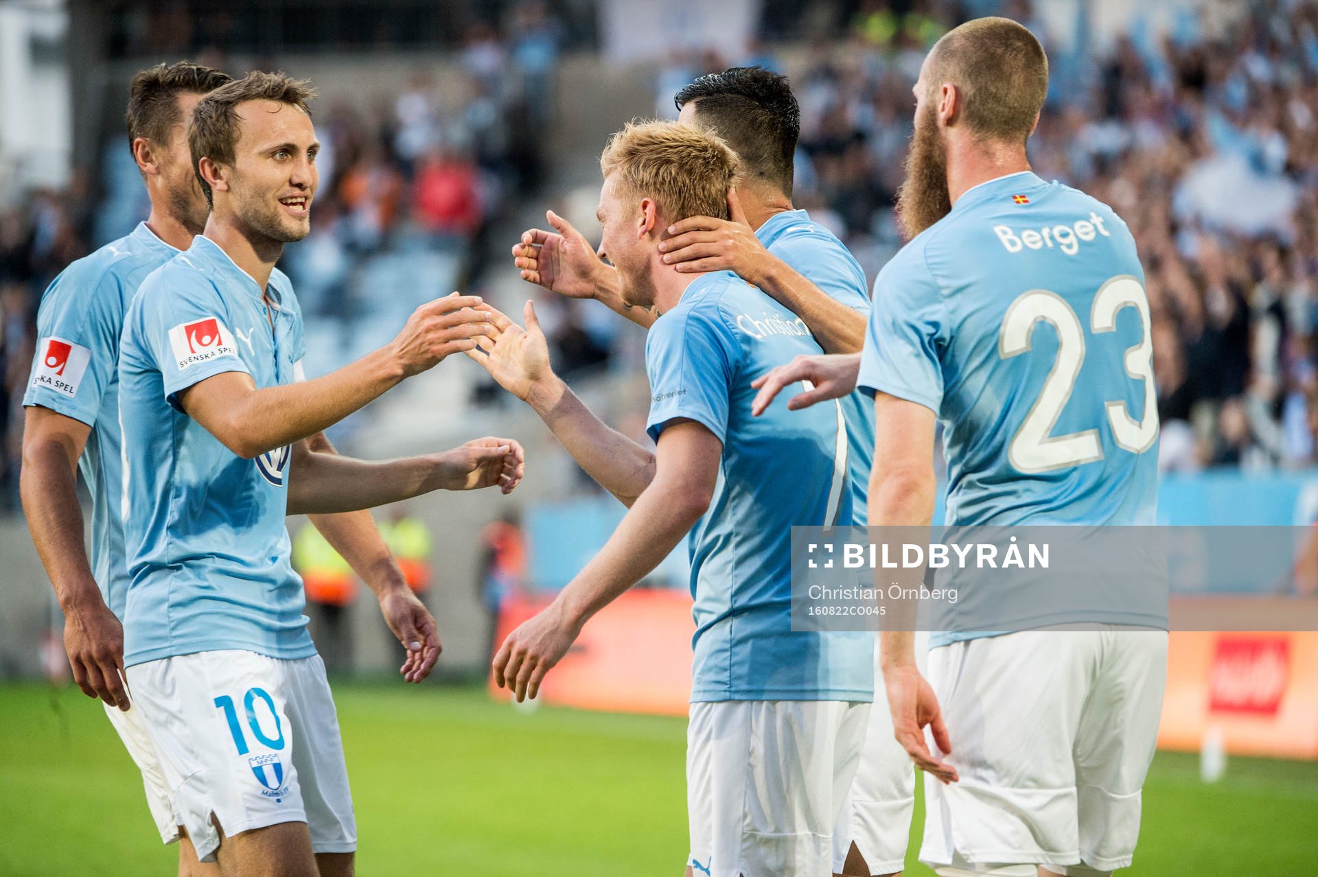 Malmö FFs Markus Rosenberg, Magnus Wolff Eikrem Behrang