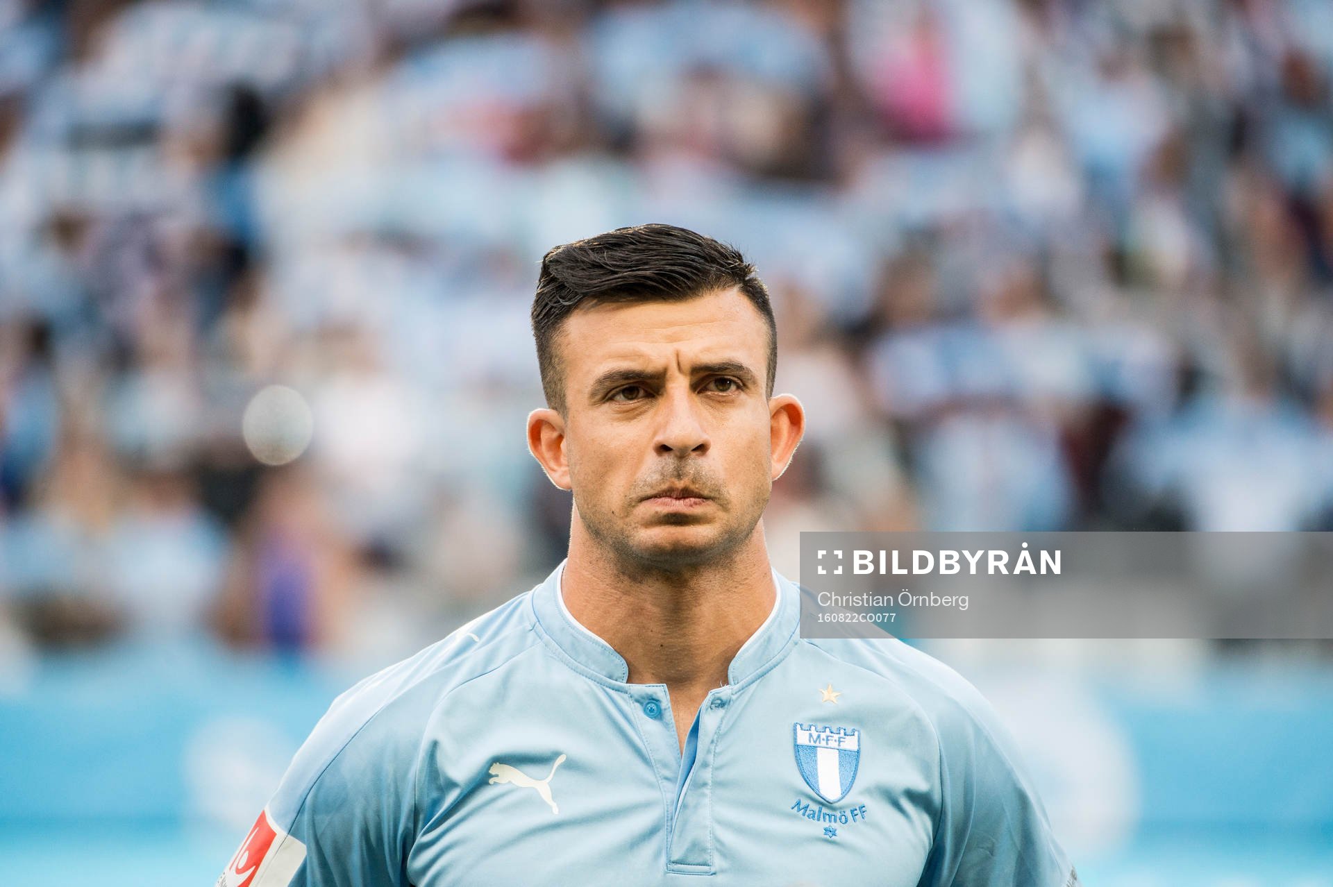 Malmö FFs Behrang Safari med bister min
