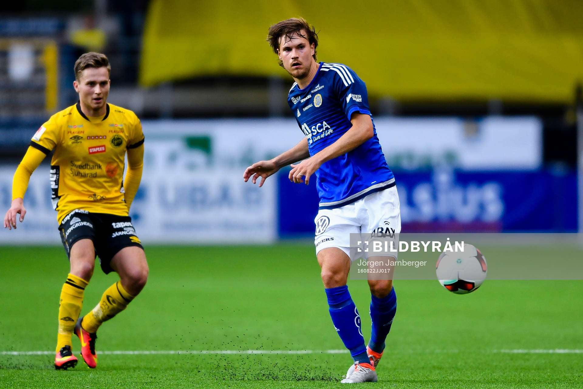 Sundsvalls Sebastian Rajalakso under fotbollsmatchen i Allsvenskan mellan Elfsborg och GIF Sundsvall den 22 augusti 2016 i BORÅS.