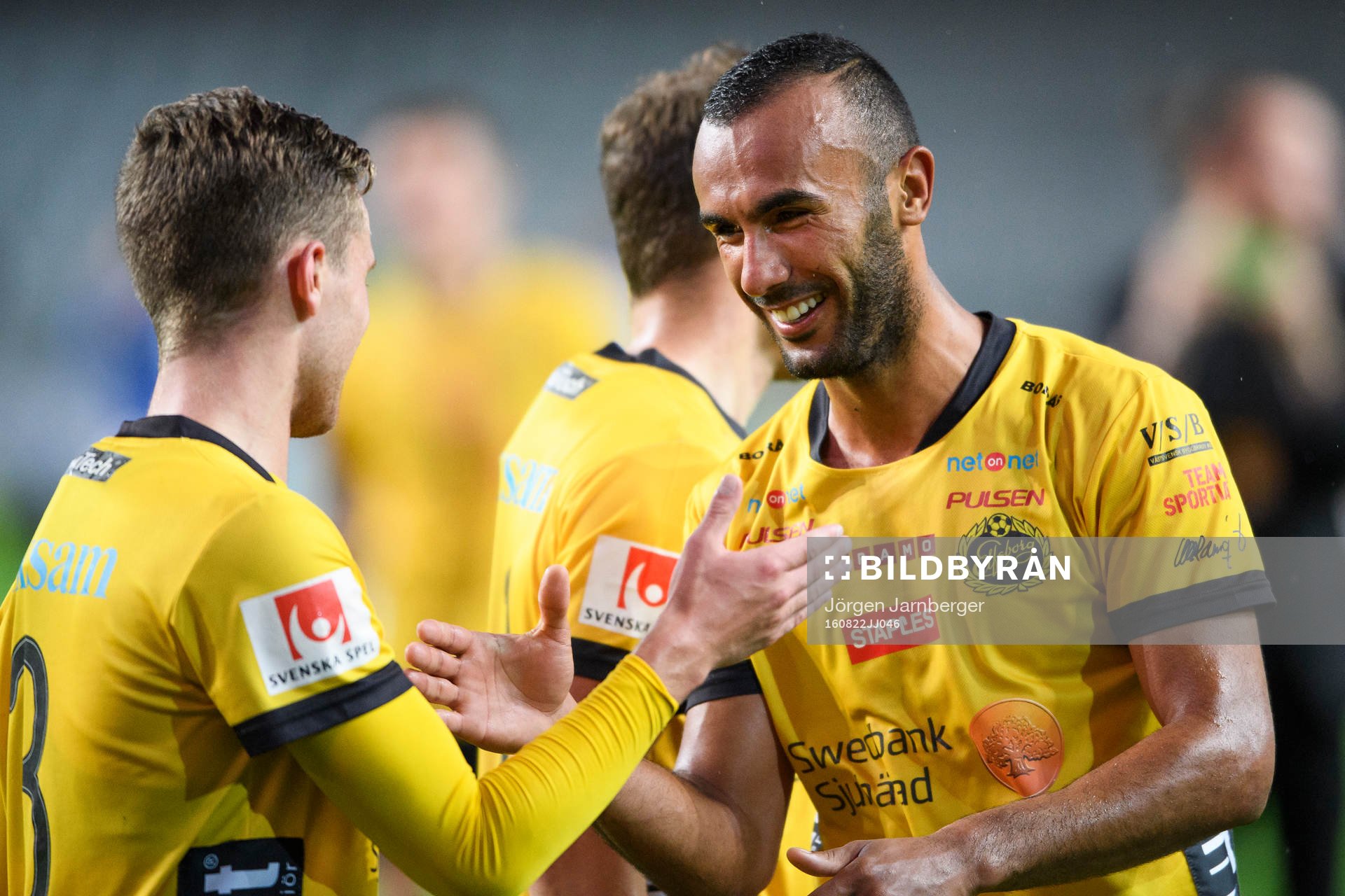 Elfsborgs Issam Jebali är glad