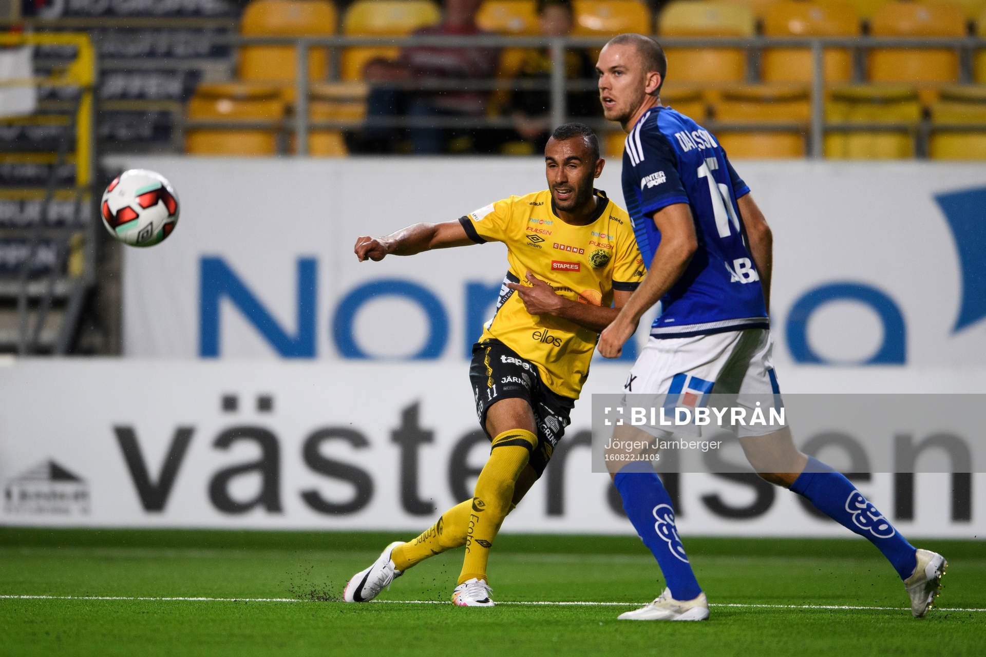 Elfsborgs Issam Jebali och Sundsvalls Marcus Danielson