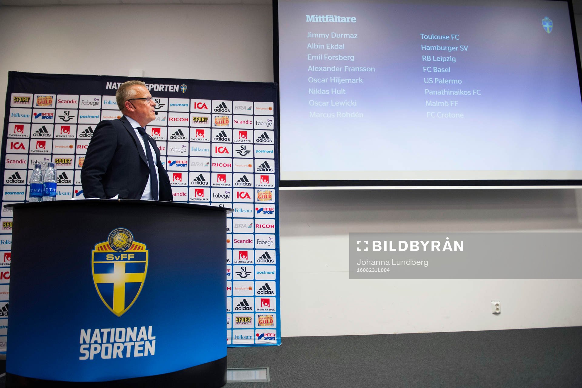 Sveriges förbundskapten Jan Andersson