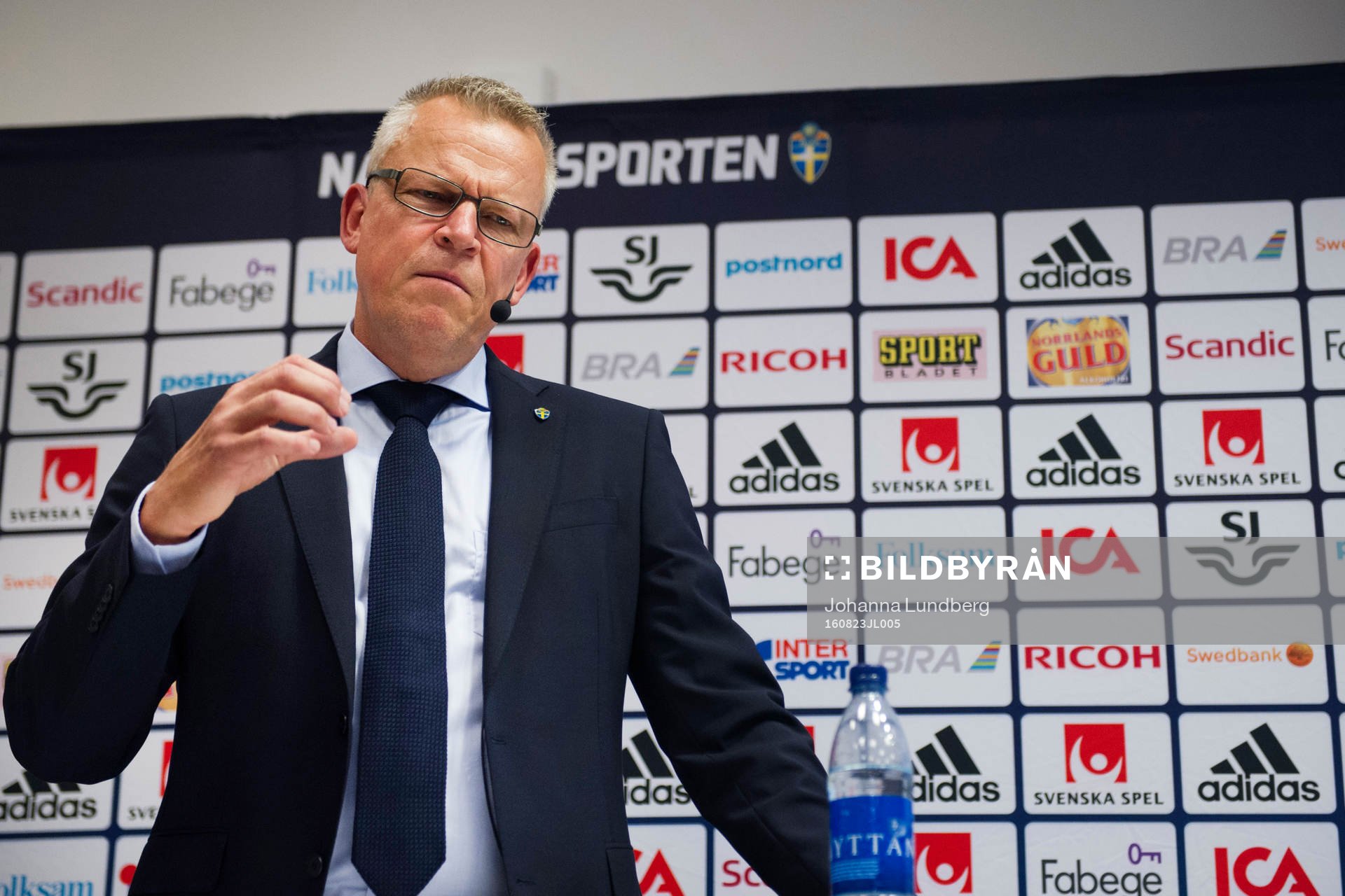 Sveriges förbundskapten Jan Andersson