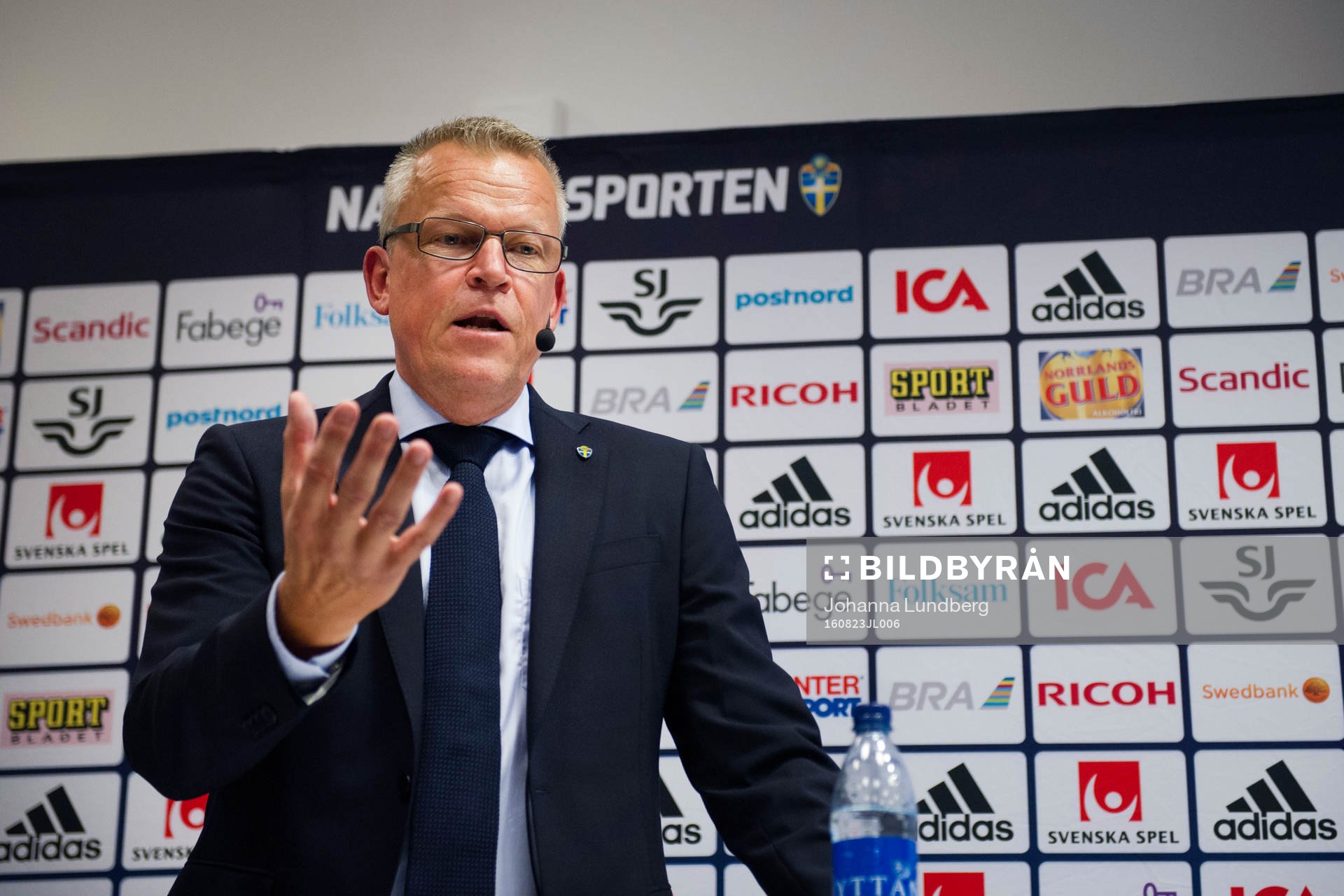 Sveriges förbundskapten Jan Andersson