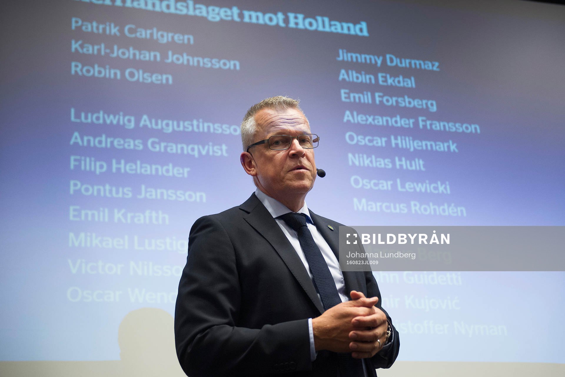 Sveriges förbundskapten Jan Andersson