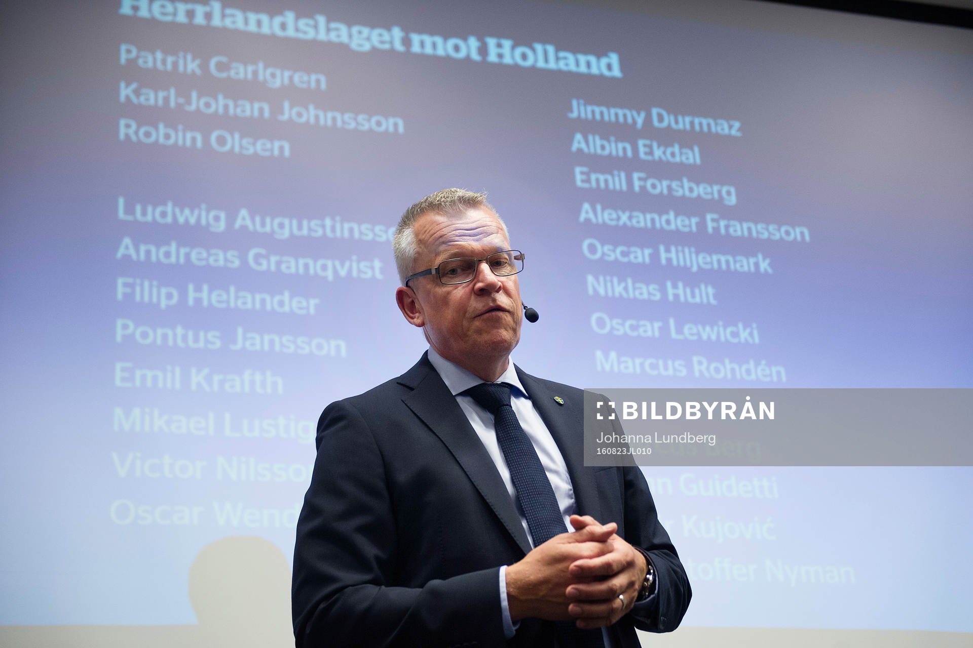 Sveriges förbundskapten Jan Andersson
