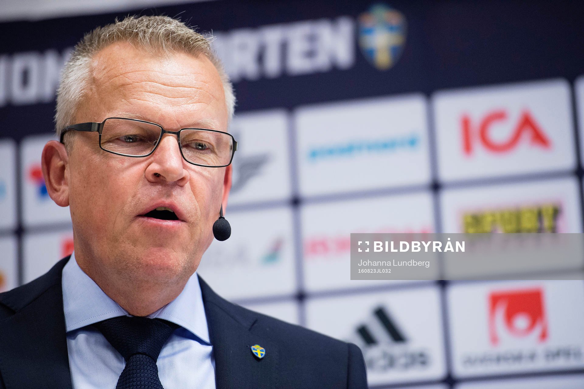 Sveriges förbundskapten Jan Andersson
