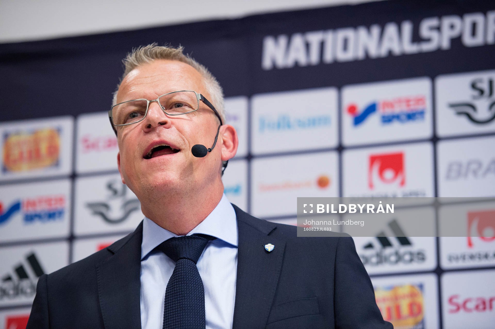Sveriges förbundskapten Jan Andersson