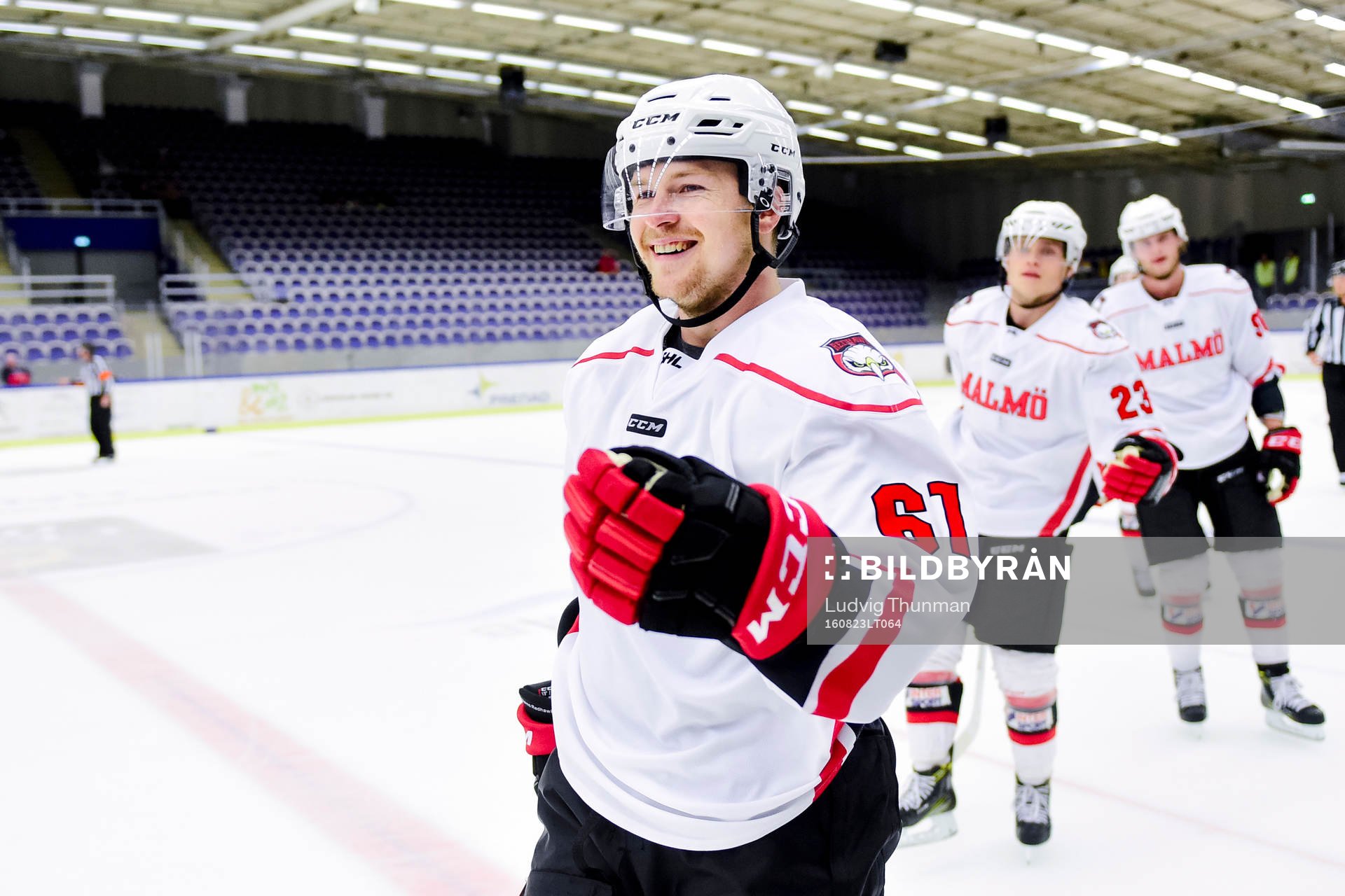 Malmö Redhawks Nicklas Jadeland och Christoffer Forsberg