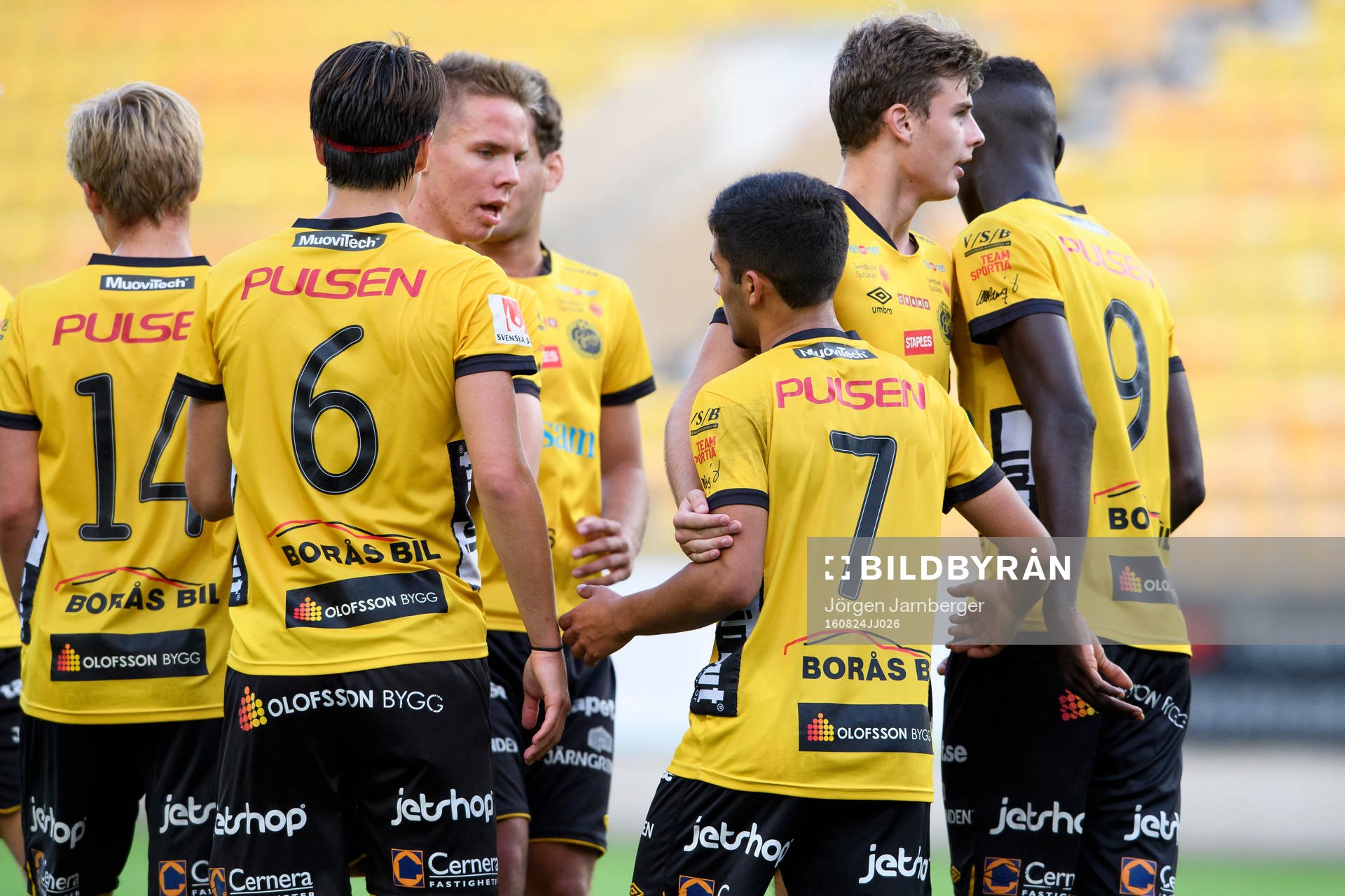 Elfsborgs spelare jublar