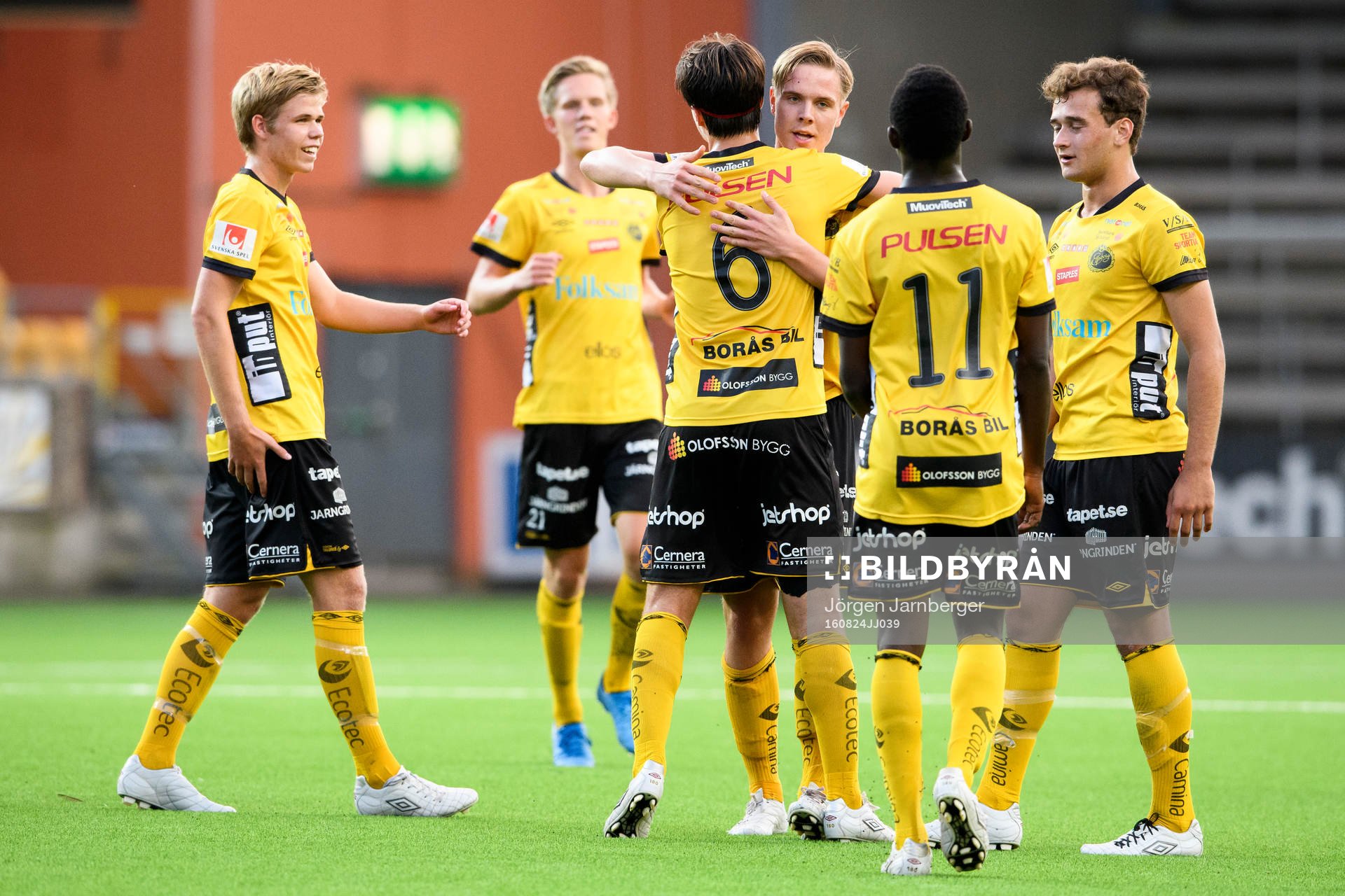 Elfsborgs spelare jublar