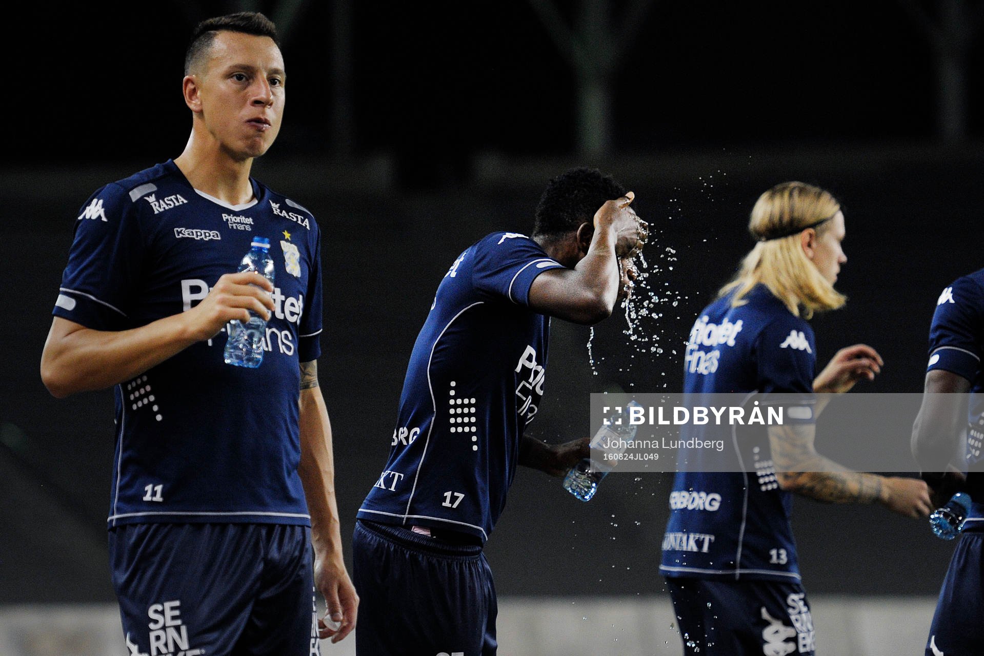IFK Göteborgs Martin Smedberg Dalence och Kasim Prosper