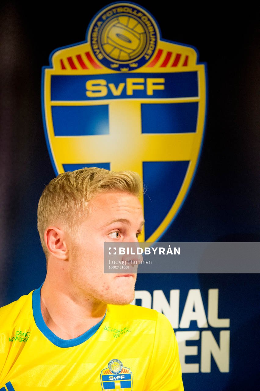 Franz Brorsson, Malmö FF debutant i U21-landslaget i