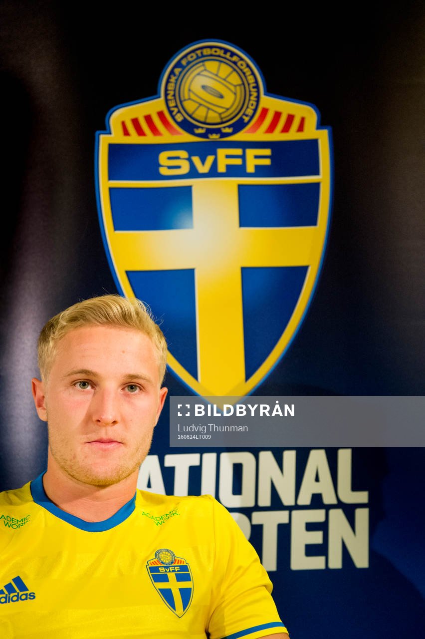 Franz Brorsson, Malmö FF debutant i U21-landslaget i