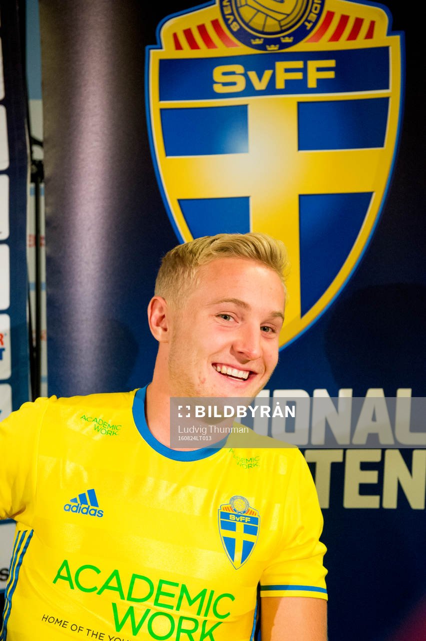 Franz Brorsson, Malmö FF debutant i U21-landslaget i