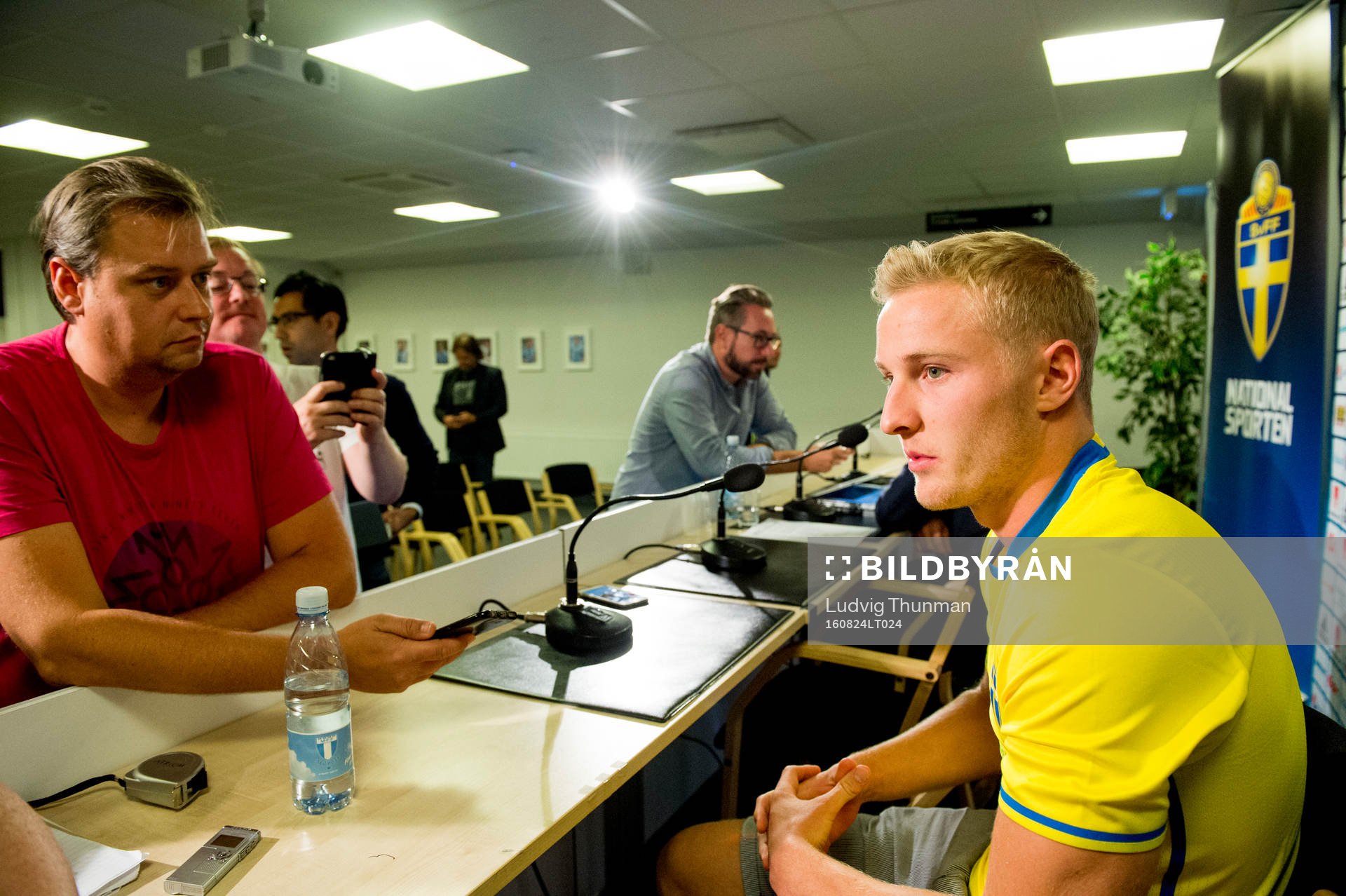 Franz Brorsson, Malmö FF debutant i U21-landslaget i