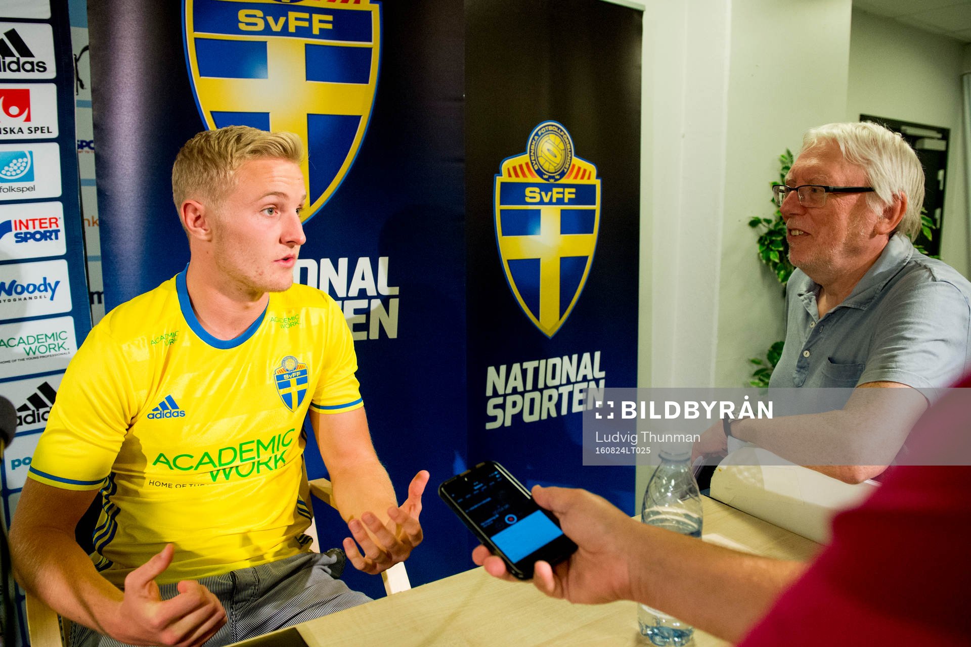 Franz Brorsson, Malmö FF debutant i U21-landslaget i