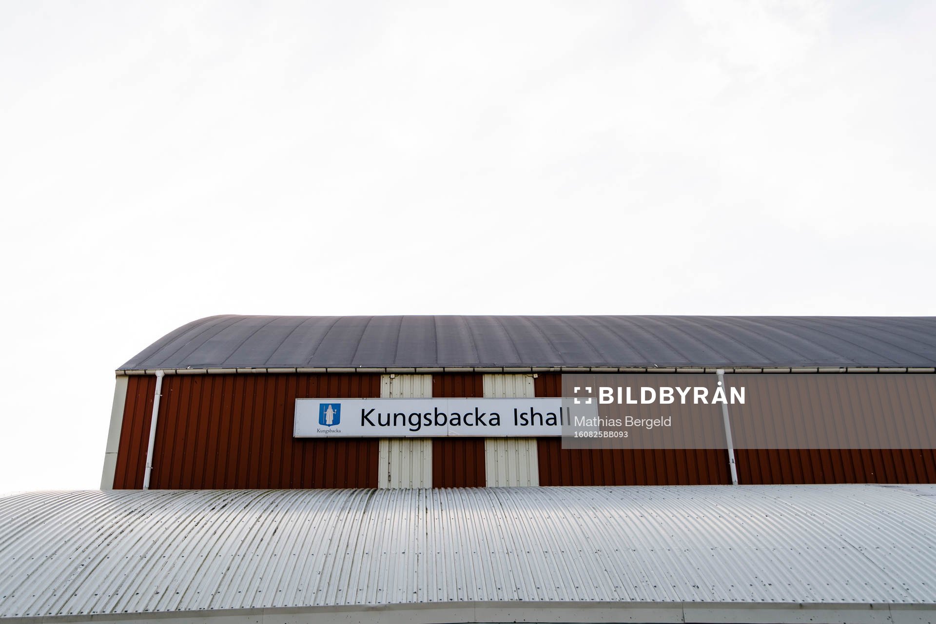 Exteriören av Kungsbacka Ishall
