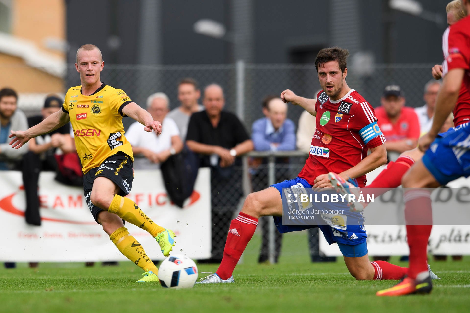 Elfsborgs Daniel Gustavsson och Gauthiods Erik Forsblad