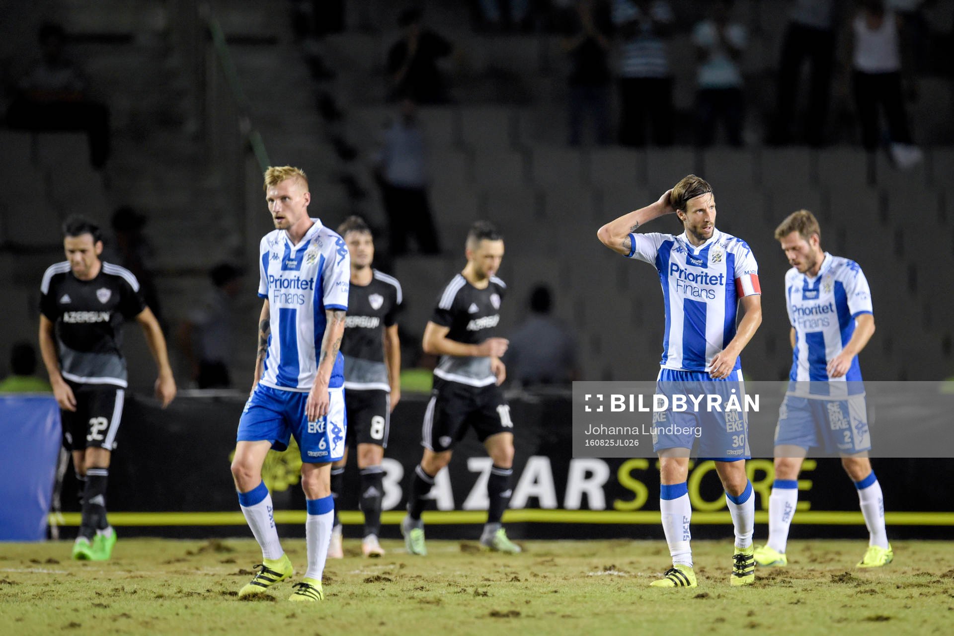 IFK Göteborgs Sebastian Eriksson, Mattias Bjärsmyr och