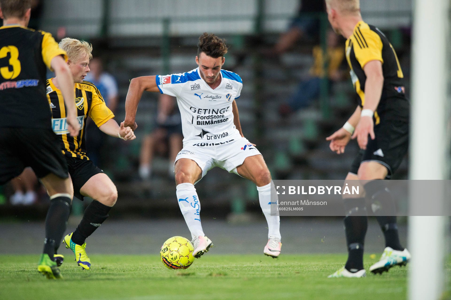 Halmstads Sead Haksabanovic i matchen i Svenska Cupen