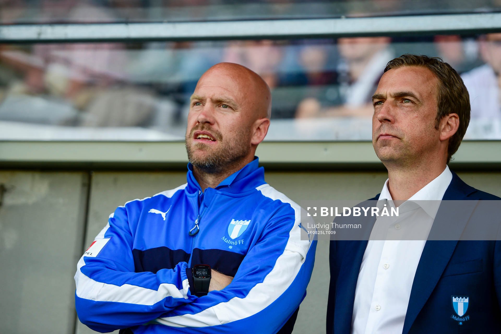 Malmö FFs assisterande tränare Olof Persson och tränare