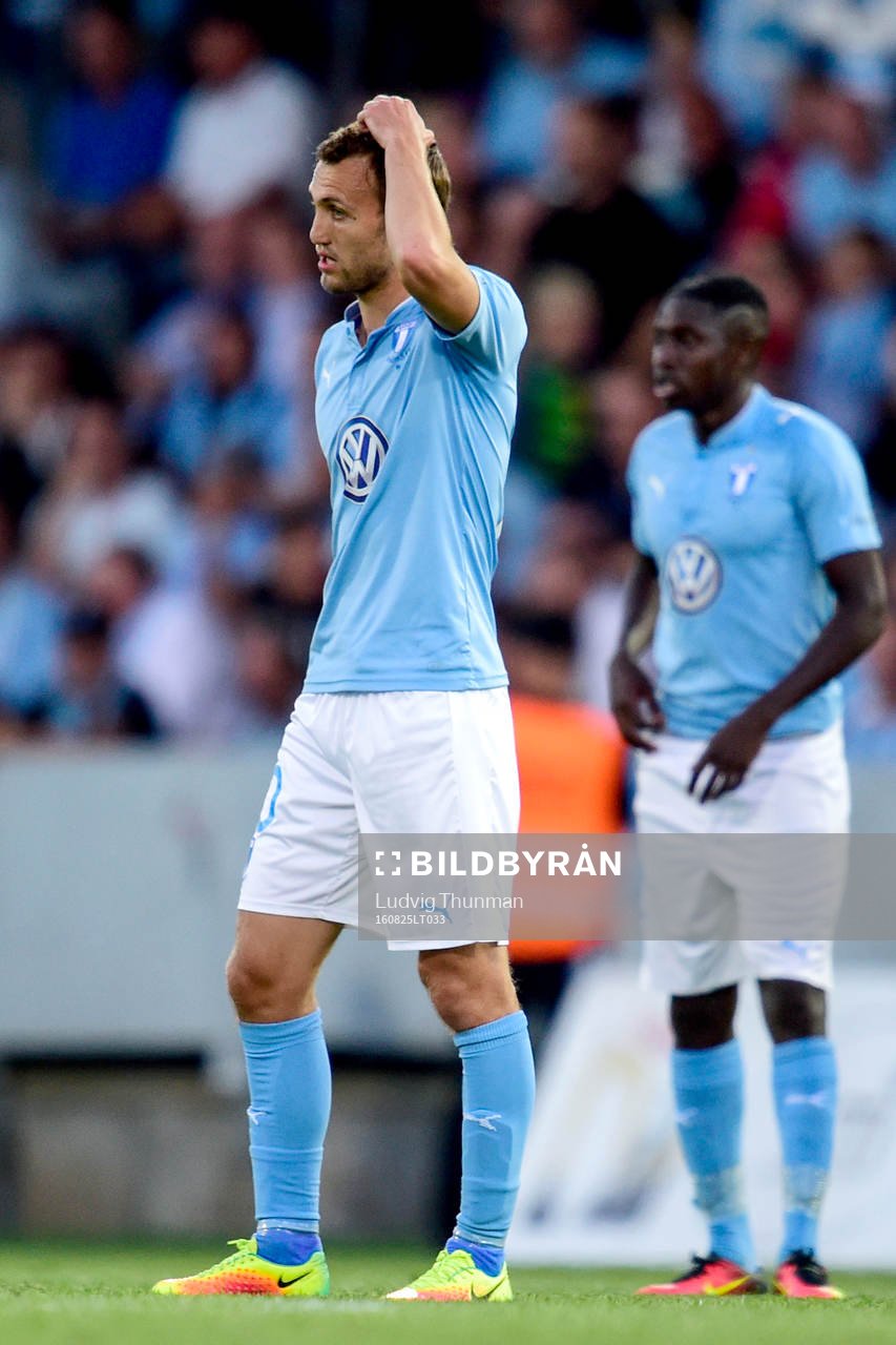 Malmö FFs Magnus Wolff Eikrem deppar