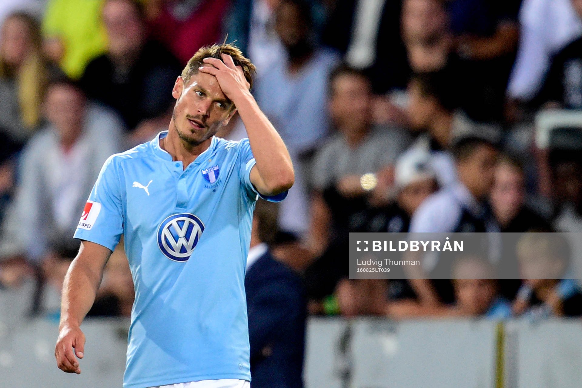 Malmö FFs Markus Rosenberg deppar