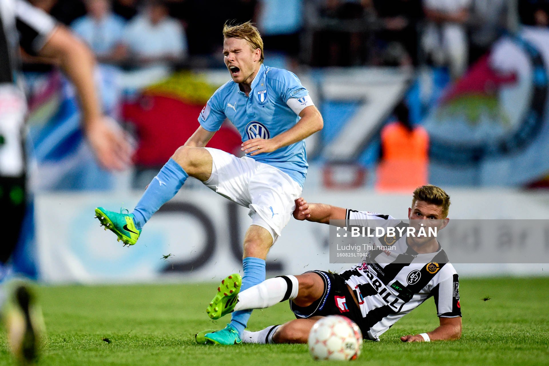Malmö FFs Oscar Lewicki och Landskronas Erik Pärsson