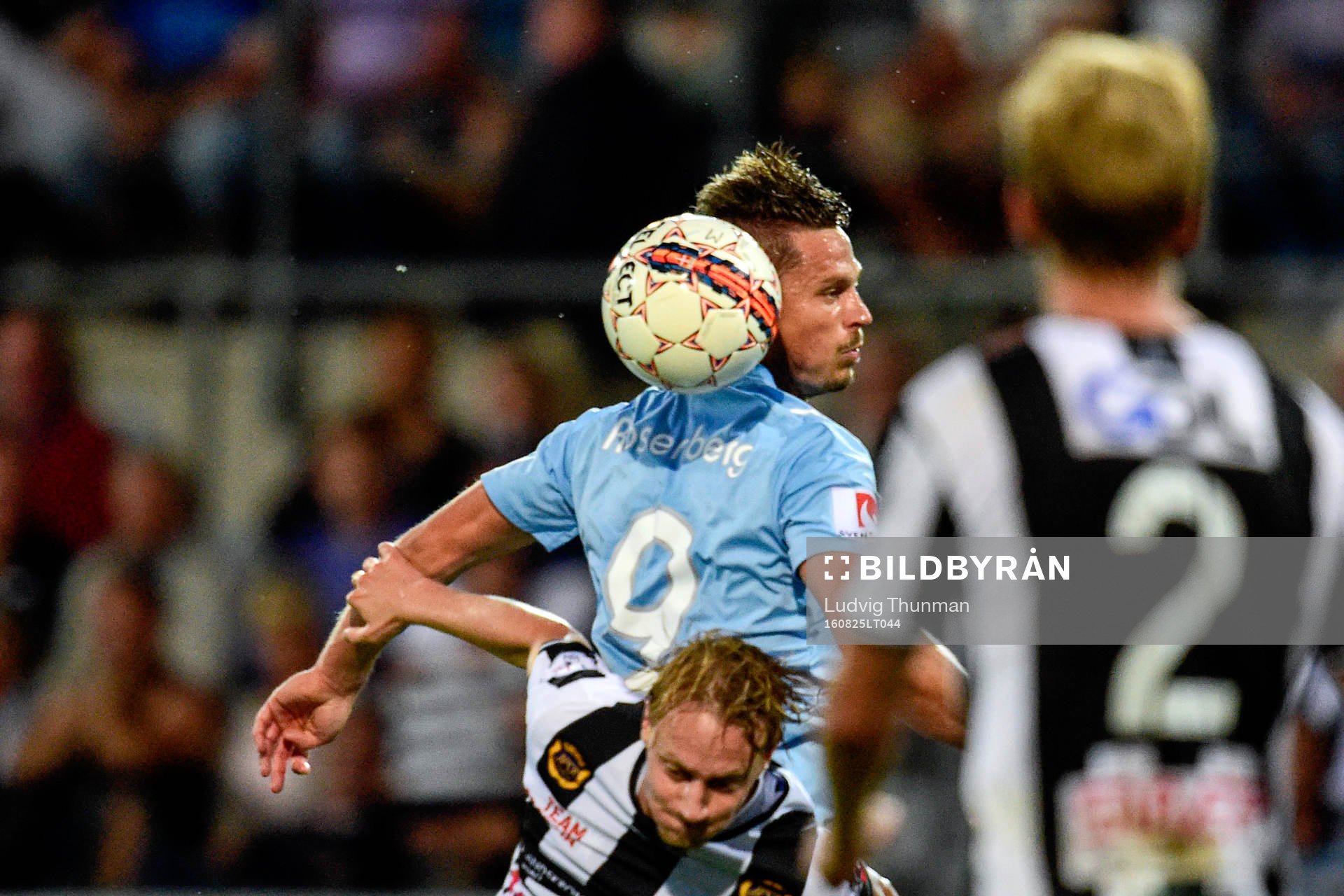 Landskronas Måns Ekvall och Malmö FFs Markus Rosenberg