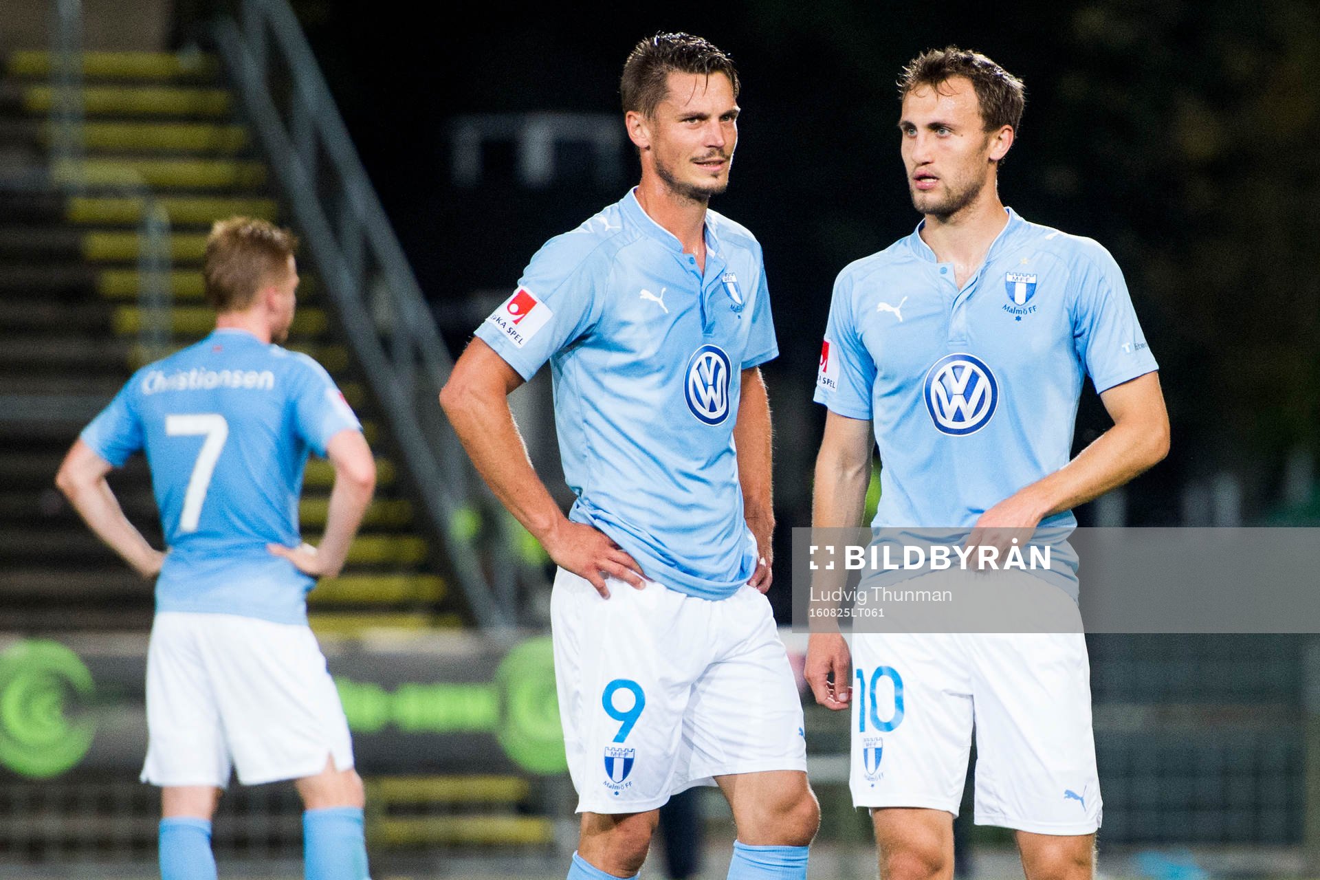 Malmö FFs Markus Rosenberg och Magnus Wolff Eikrem deppar
