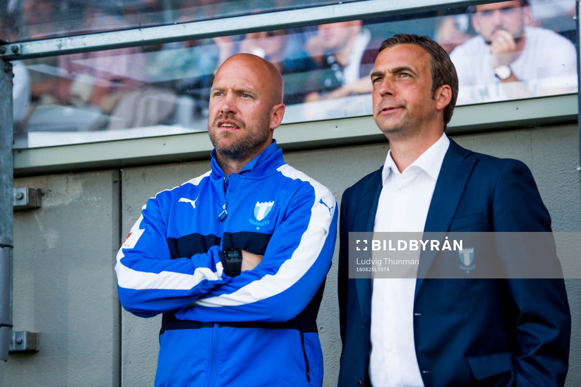 Malmö FFs assisterande tränare Olof Persson och tränare