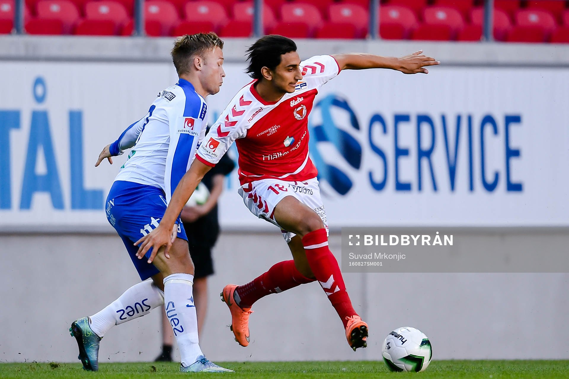 Kalmars Mukhtar Ahmed och Norrköpings Nicklas Bärkroth