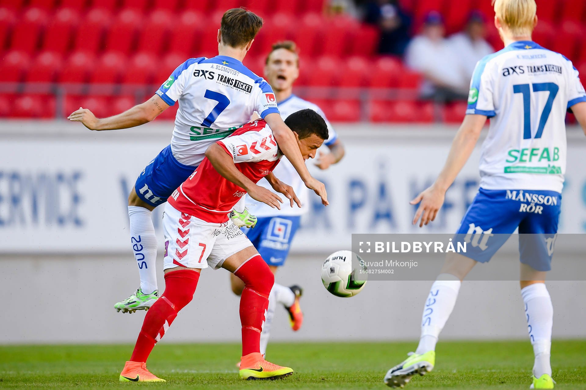Kalmars Ismael Silva Lima och Norrköpings Andreas Blomqvist